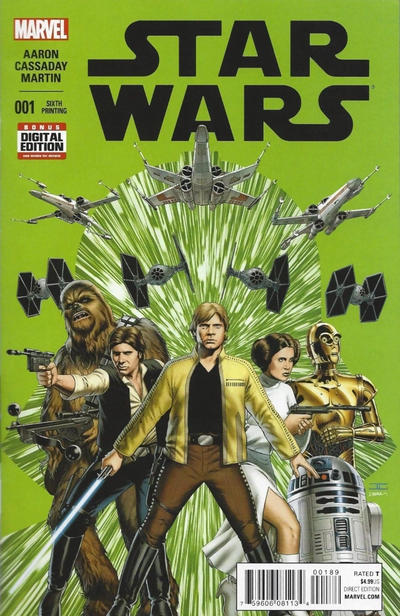 Cover for Star Wars (Marvel, 2015 series) #1 [Sixth Printing Variant]