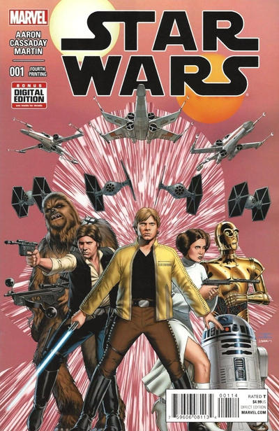 Cover for Star Wars (Marvel, 2015 series) #1 [Fourth Printing Variant]