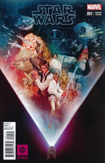 Cover for Star Wars (Marvel, 2015 series) #1 [EMP Museum Exclusive Michael Del Mundo Variant]