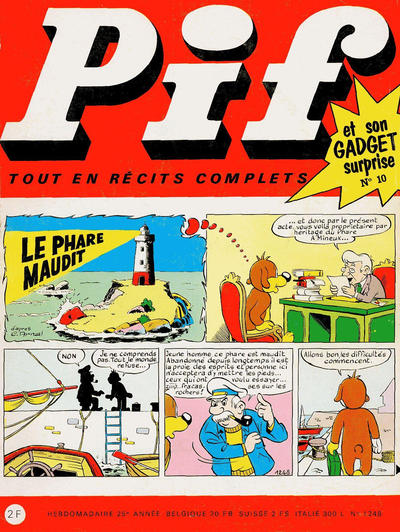 Cover for Pif Gadget (Éditions Vaillant, 1969 series) #10