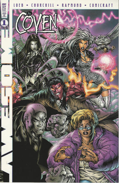 Cover for The Coven (Awesome, 1997 series) #1 [Cover C - Ian Churchill]