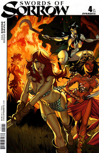 Cover for Swords of Sorrow (Dynamite Entertainment, 2015 series) #4 [Cover B]