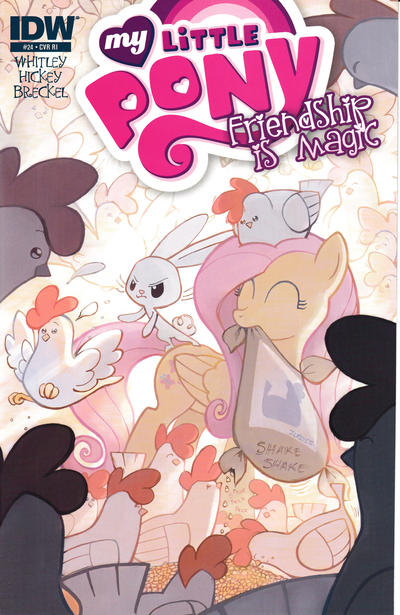 Cover for My Little Pony: Friendship Is Magic (IDW, 2012 series) #24 [Cover RI - Jennifer L. Meyer]