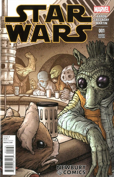 Cover for Star Wars (Marvel, 2015 series) #1 [Newbury Comics Exclusive David Petersen Variant]
