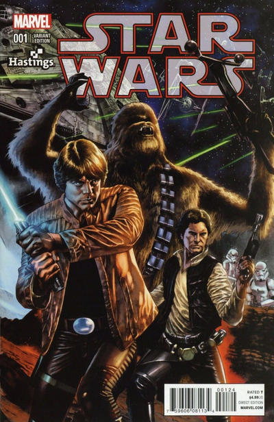 Cover for Star Wars (Marvel, 2015 series) #1 [Hastings Exclusive Mico Suayan Variant]