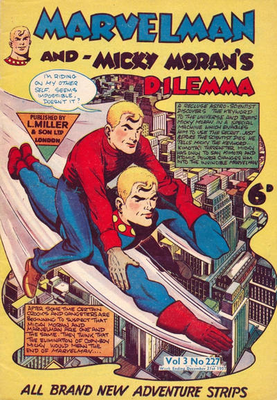 Cover for Marvelman (L. Miller & Son, 1954 series) #227