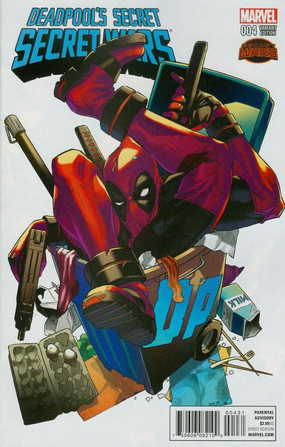 Cover for Deadpool's Secret Secret Wars (Marvel, 2015 series) #4 [Yusuke Kozaki Manga Variant]