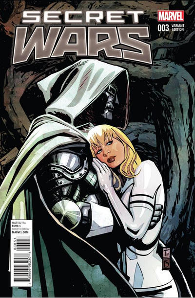 Cover for Secret Wars (Marvel, 2015 series) #3 [Incentive Tomm Coker Variant]