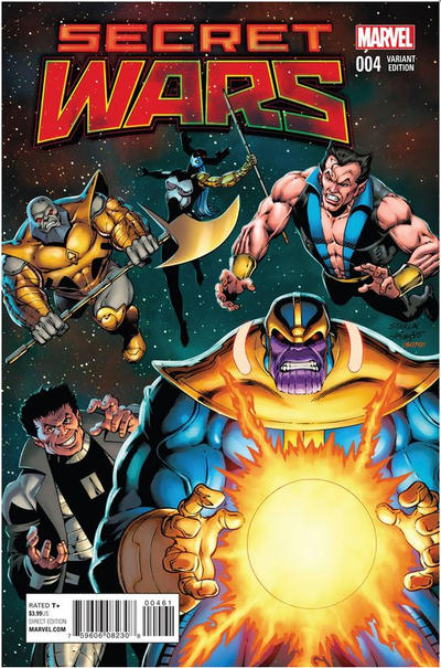 Cover for Secret Wars (Marvel, 2015 series) #4 [Incentive Jim Starlin Variant]