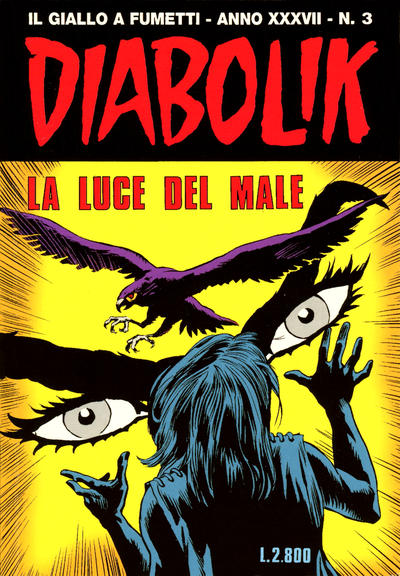Cover for Diabolik (Astorina, 1962 series) #v37#3 [613] - La luce del male