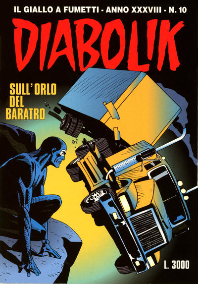Cover for Diabolik (Astorina, 1962 series) #v38#10 [632] - Sull'orlo del baratro