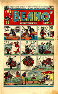 Cover Thumbnail for The Beano Comic (D.C. Thomson, 1938 series) #342