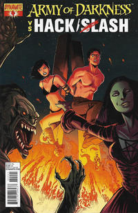 Cover Thumbnail for Army of Darkness vs. Hack/Slash (Dynamite Entertainment, 2013 series) #4 [Variant Cover A]