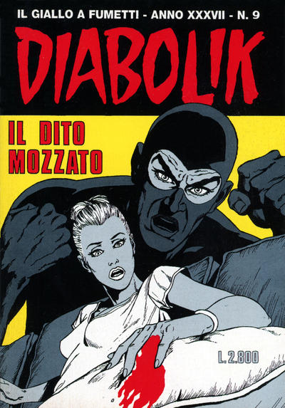 Cover for Diabolik (Astorina, 1962 series) #v37#9 [619] - Il dito mozzato
