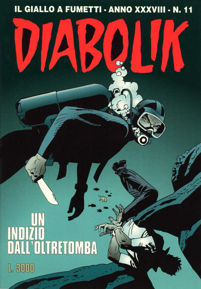 Cover for Diabolik (Astorina, 1962 series) #v38#11 [633] - Un indizio dall'oltretomba