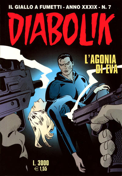 Cover for Diabolik (Astorina, 1962 series) #v39#7 [641] - L'agonia di Eva