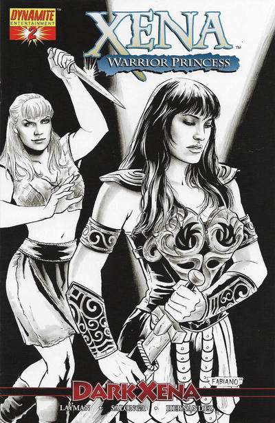Cover for Xena (Dynamite Entertainment, 2007 series) #2 [Sketch Incentive]