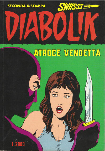 Cover for Diabolik Swiisss (Astorina, 1994 series) #4 - Atroce vendetta
