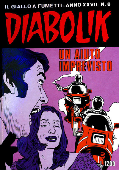 Cover for Diabolik (Astorina, 1962 series) #v27#8 [526] - Un aiuto imprevisto