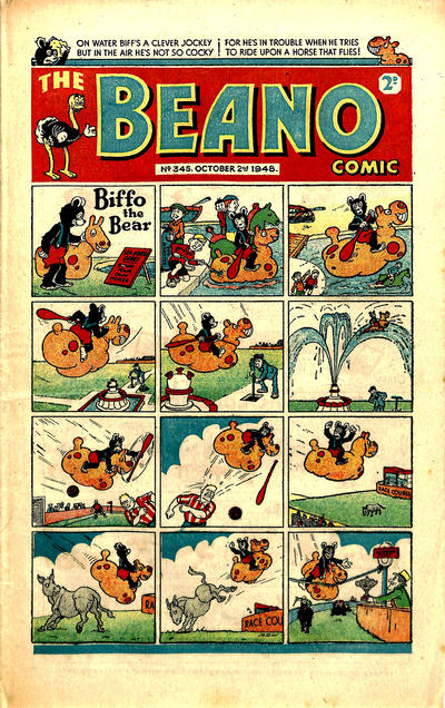Cover for The Beano Comic (D.C. Thomson, 1938 series) #345