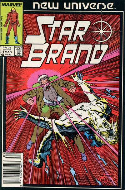 Cover for Star Brand (Marvel, 1986 series) #6 [Direct]