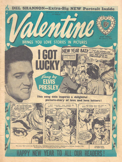 Cover for Valentine (IPC, 1957 series) #5 January 1963