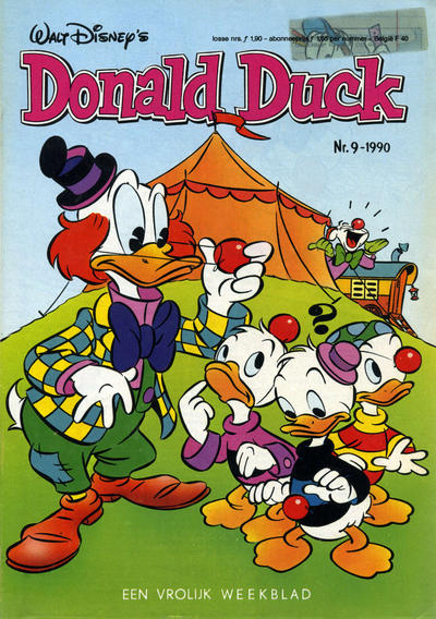 Cover for Donald Duck (Oberon, 1972 series) #9/1990