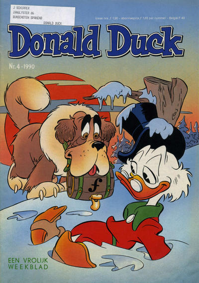 Cover for Donald Duck (Oberon, 1972 series) #4/1990