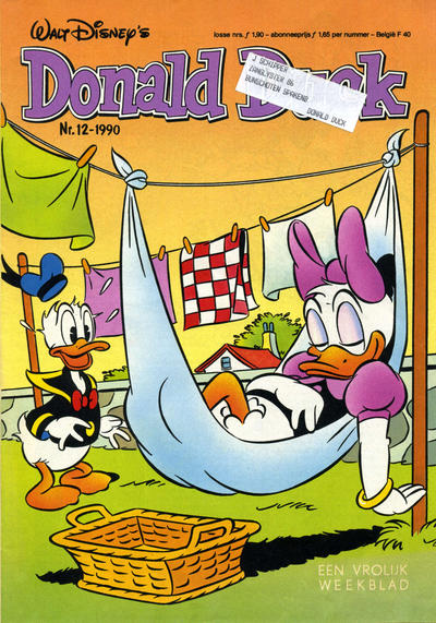Cover for Donald Duck (Oberon, 1972 series) #12/1990