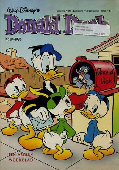 Cover for Donald Duck (Oberon, 1972 series) #19/1990