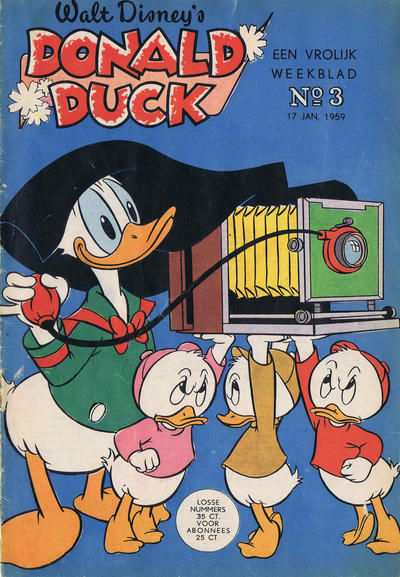 Cover for Donald Duck (Geïllustreerde Pers, 1952 series) #3/1959