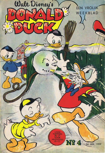Cover for Donald Duck (Geïllustreerde Pers, 1952 series) #4/1959