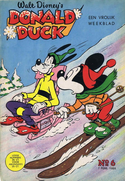 Cover for Donald Duck (Geïllustreerde Pers, 1952 series) #6/1959