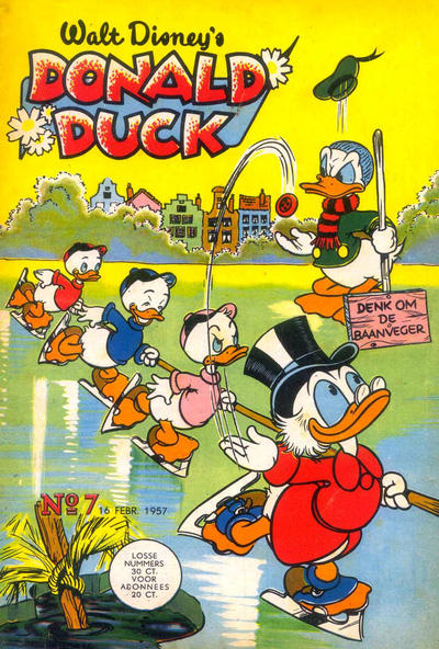 Cover for Donald Duck (Geïllustreerde Pers, 1952 series) #7/1957
