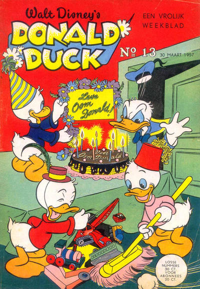 Cover for Donald Duck (Geïllustreerde Pers, 1952 series) #13/1957