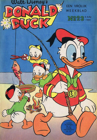 Cover for Donald Duck (Geïllustreerde Pers, 1952 series) #23/1959