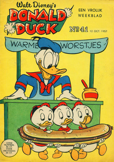Cover for Donald Duck (Geïllustreerde Pers, 1952 series) #41/1957