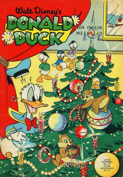 Cover for Donald Duck (Geïllustreerde Pers, 1952 series) #52/1957
