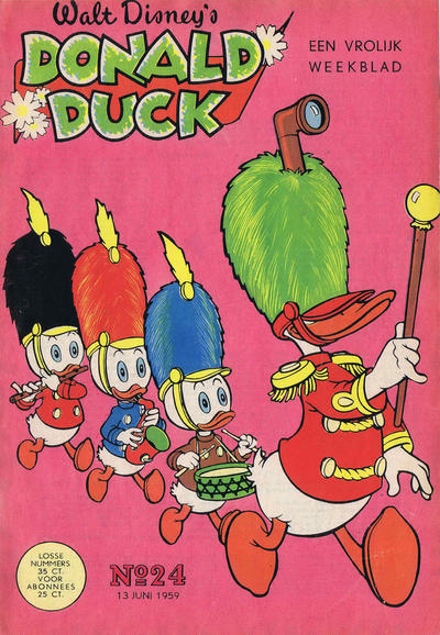 Cover for Donald Duck (Geïllustreerde Pers, 1952 series) #24/1959