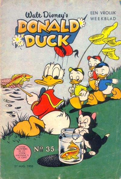 Cover for Donald Duck (Geïllustreerde Pers, 1952 series) #35/1955