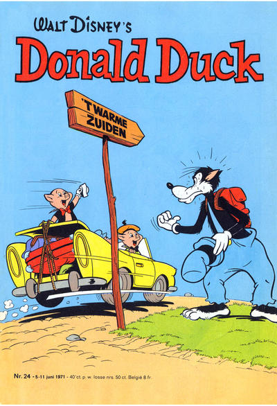 Cover for Donald Duck (Geïllustreerde Pers, 1952 series) #24/1971