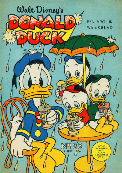 Cover for Donald Duck (Geïllustreerde Pers, 1952 series) #35/1956
