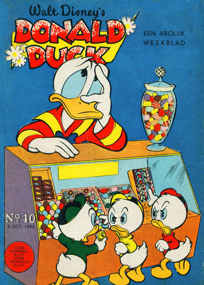Cover for Donald Duck (Geïllustreerde Pers, 1952 series) #40/1956