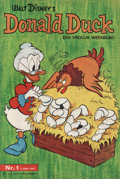 Cover for Donald Duck (Geïllustreerde Pers, 1952 series) #1/1967