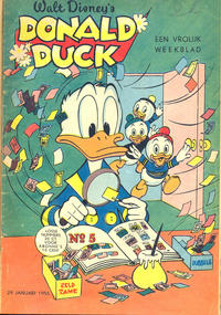 Cover Thumbnail for Donald Duck (Geïllustreerde Pers, 1952 series) #5/1955