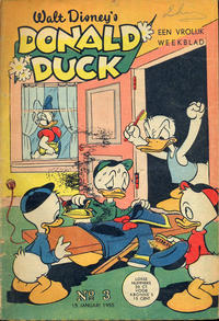 Cover Thumbnail for Donald Duck (Geïllustreerde Pers, 1952 series) #3/1955