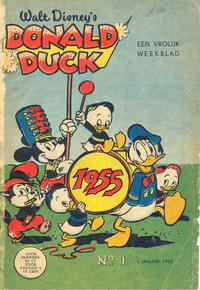 Cover Thumbnail for Donald Duck (Geïllustreerde Pers, 1952 series) #1/1955