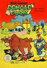 Cover Thumbnail for Donald Duck (Geïllustreerde Pers, 1952 series) #27/1955