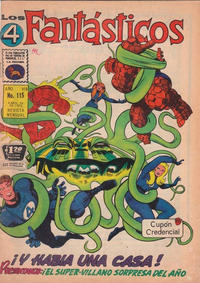 Cover Thumbnail for Los 4 Fantásticos (Editora de Periódicos, S. C. L. "La Prensa", 1962 series) #115