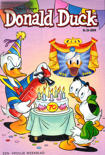 Cover for Donald Duck (Sanoma Uitgevers, 2002 series) #24/2004